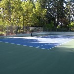 another tennis court installation